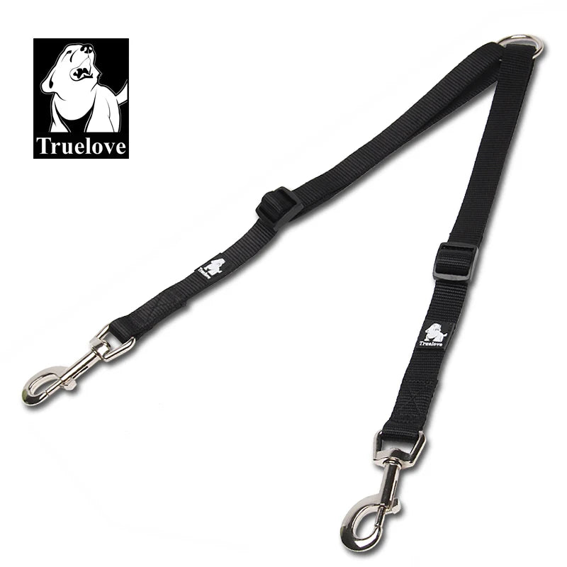 Truelove Nylon Double Dog Leash For Two Dogs