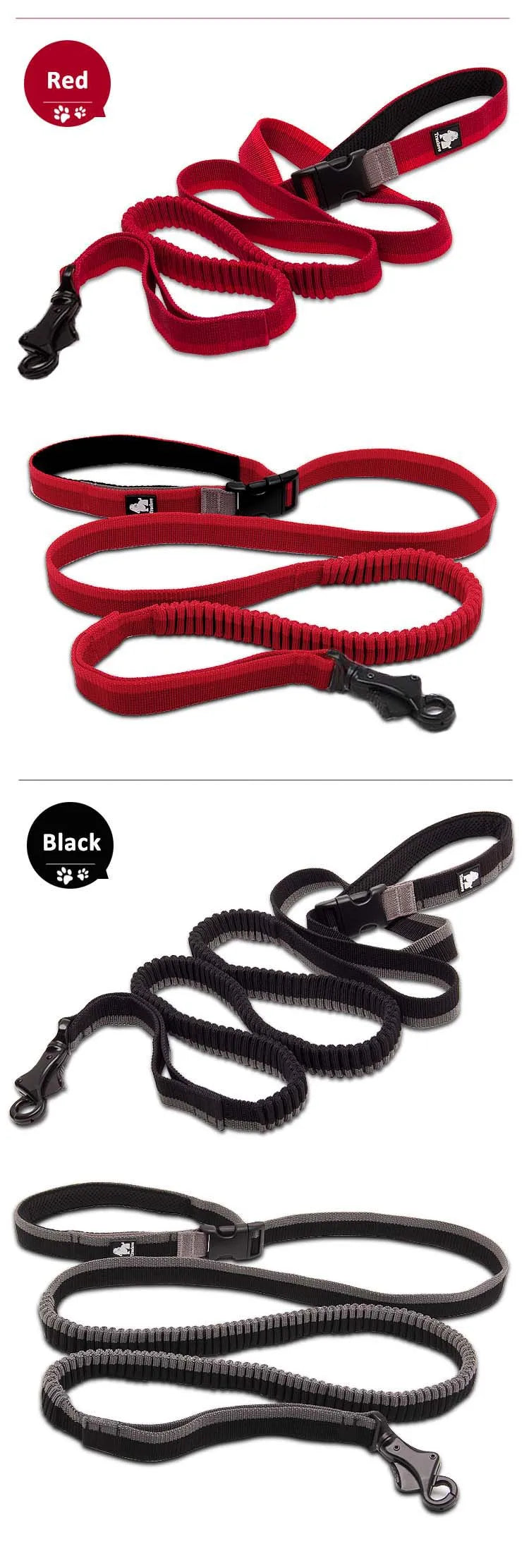 Truelove Dog Running Bungee Leash