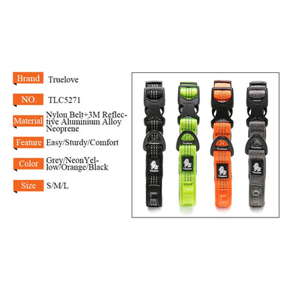 Truelove Dog Collars Set 3M Reflective Collar