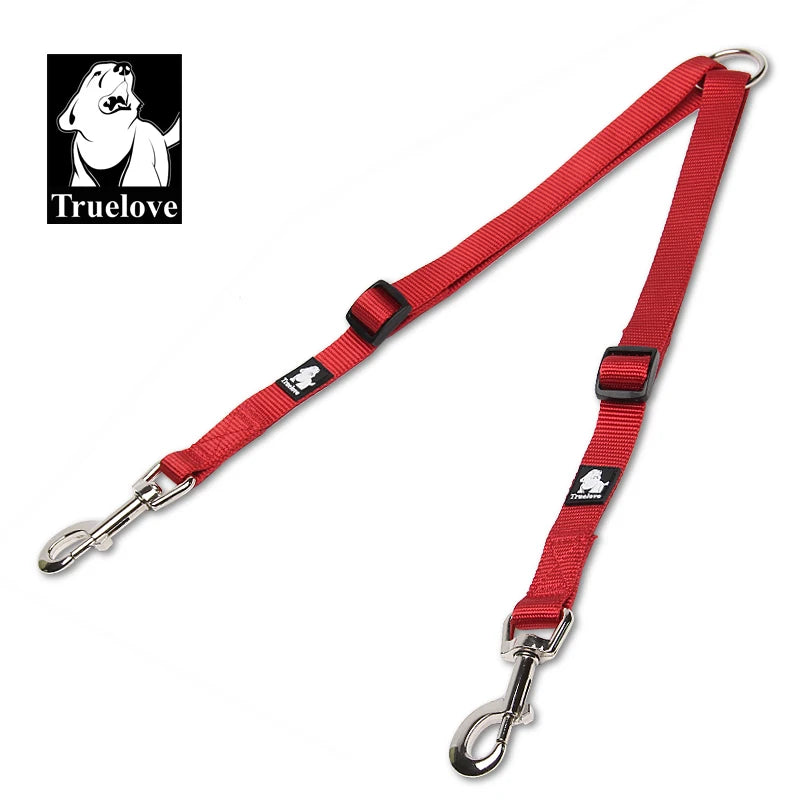 Truelove Nylon Double Dog Leash For Two Dogs