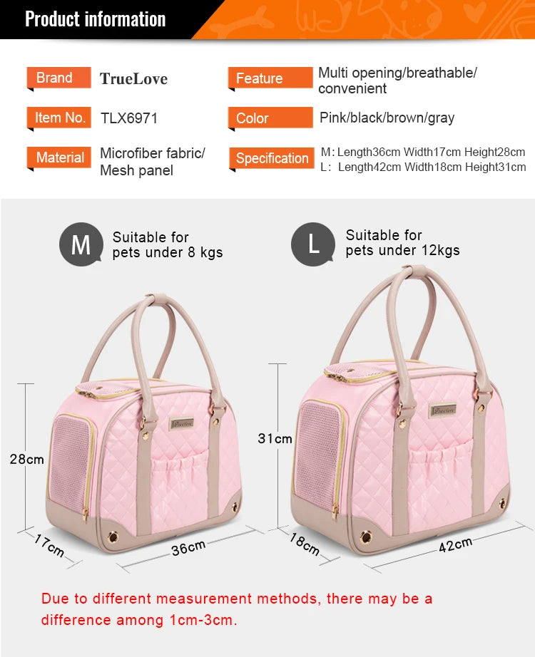 Truelove Fashion Pet Carrier Handbag