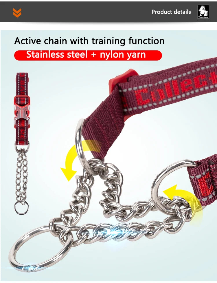 Truelove Dog Collar P-Chain Outdoor Nylon