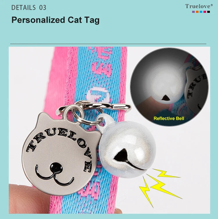 TRUELOVE Cat Collar and Leash Set