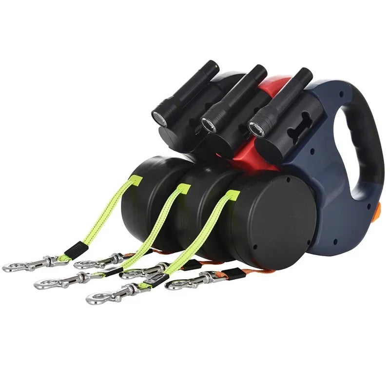 Dual Dog Leash with Tangle-Free Swivel