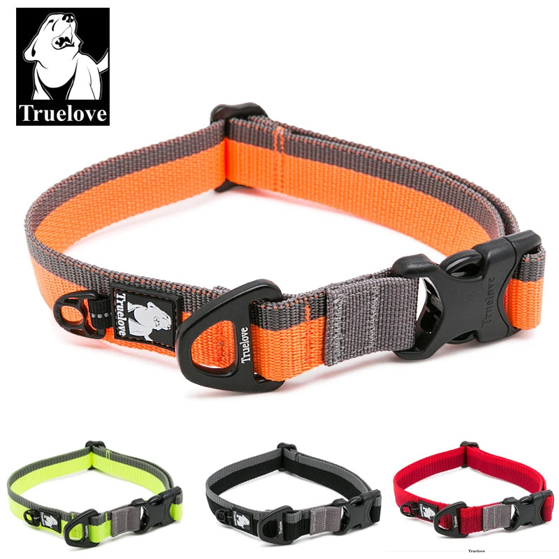 Truelove Dog Collar Nylon for Small medium and Big Dogs