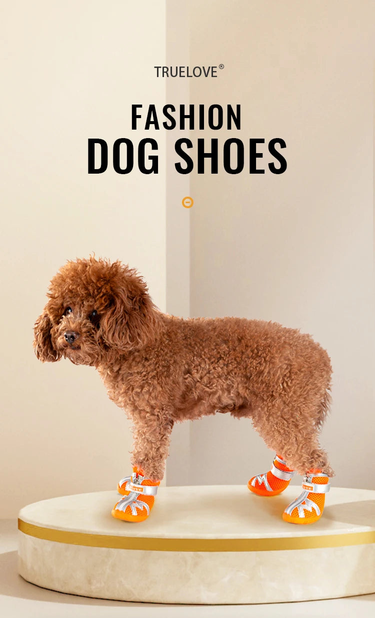 Truelove Mesh Fabric Dog Shoes