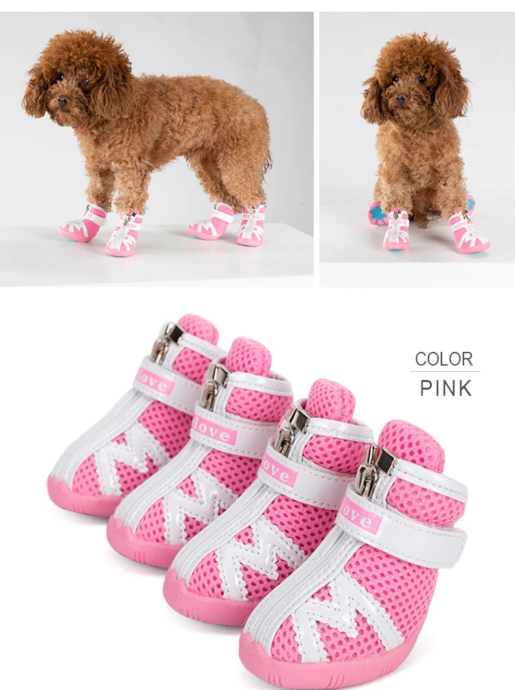 Truelove Mesh Fabric Dog Shoes