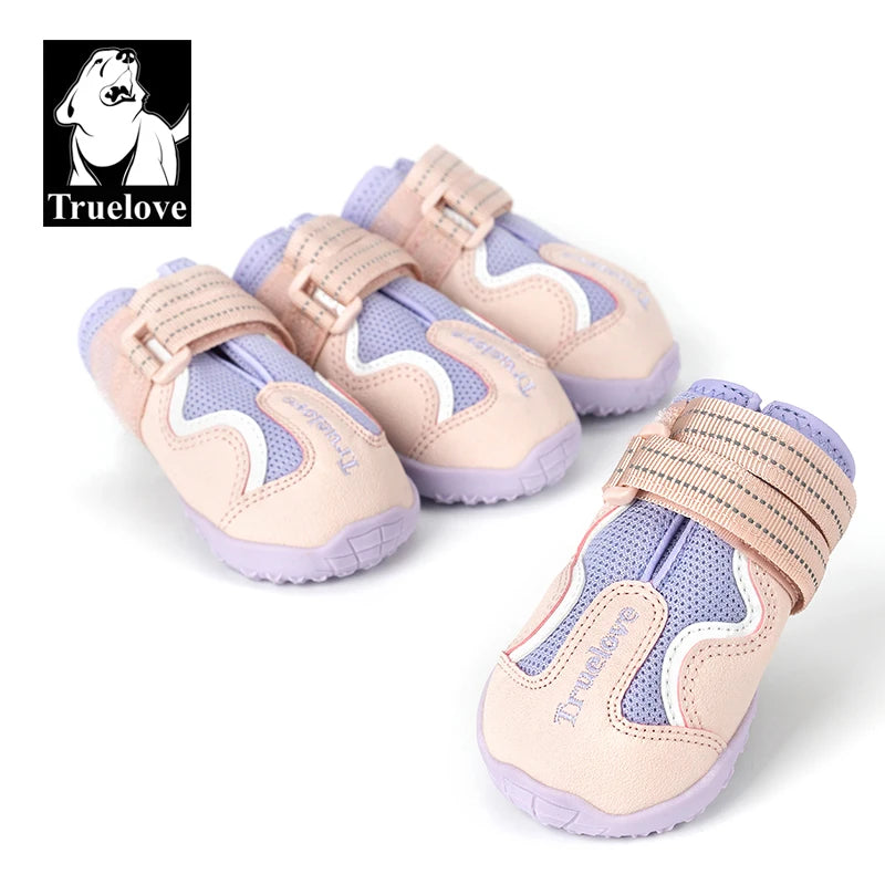 Truelove Breathable Dog Shoes with TPR Sole Flexible