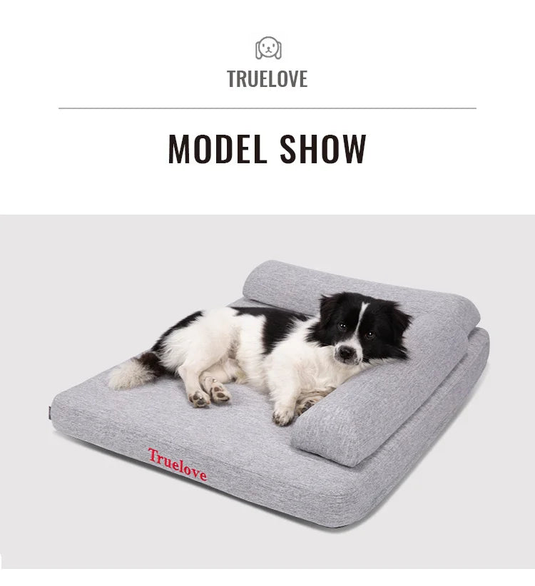 Truelove Pet Bed with Pillow Memory Foam