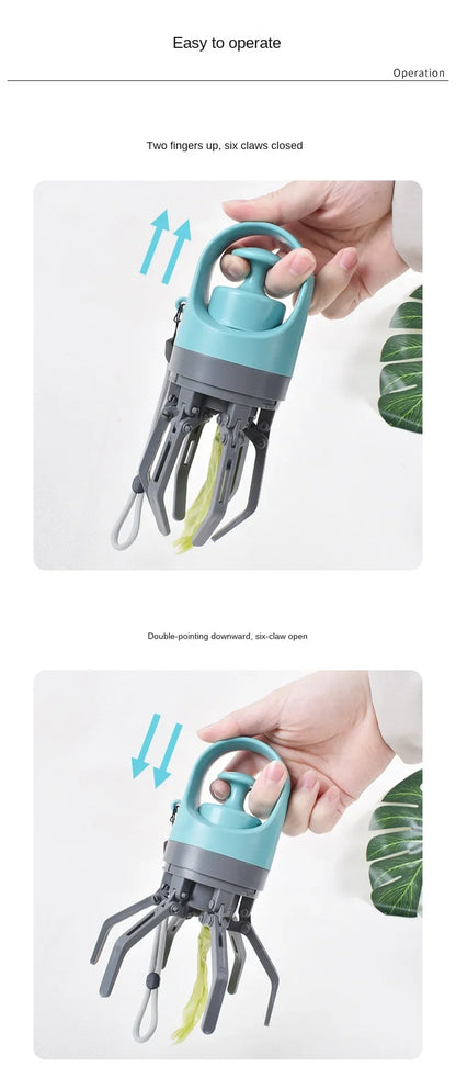 Portable Poop Scooper with Built-In Bag Dispenser