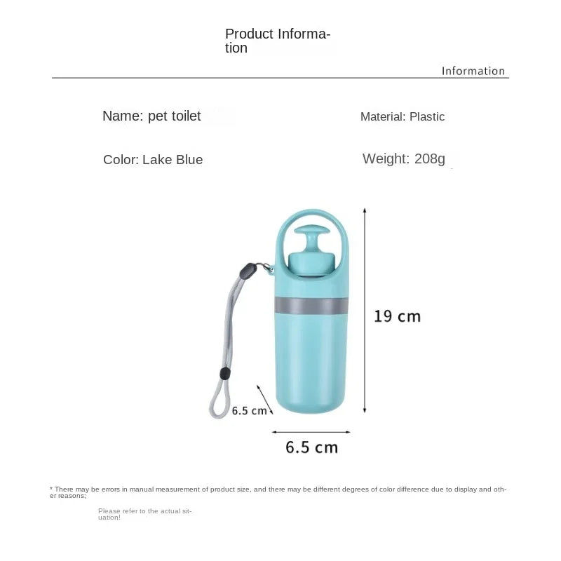 Portable Poop Scooper with Built-In Bag Dispenser